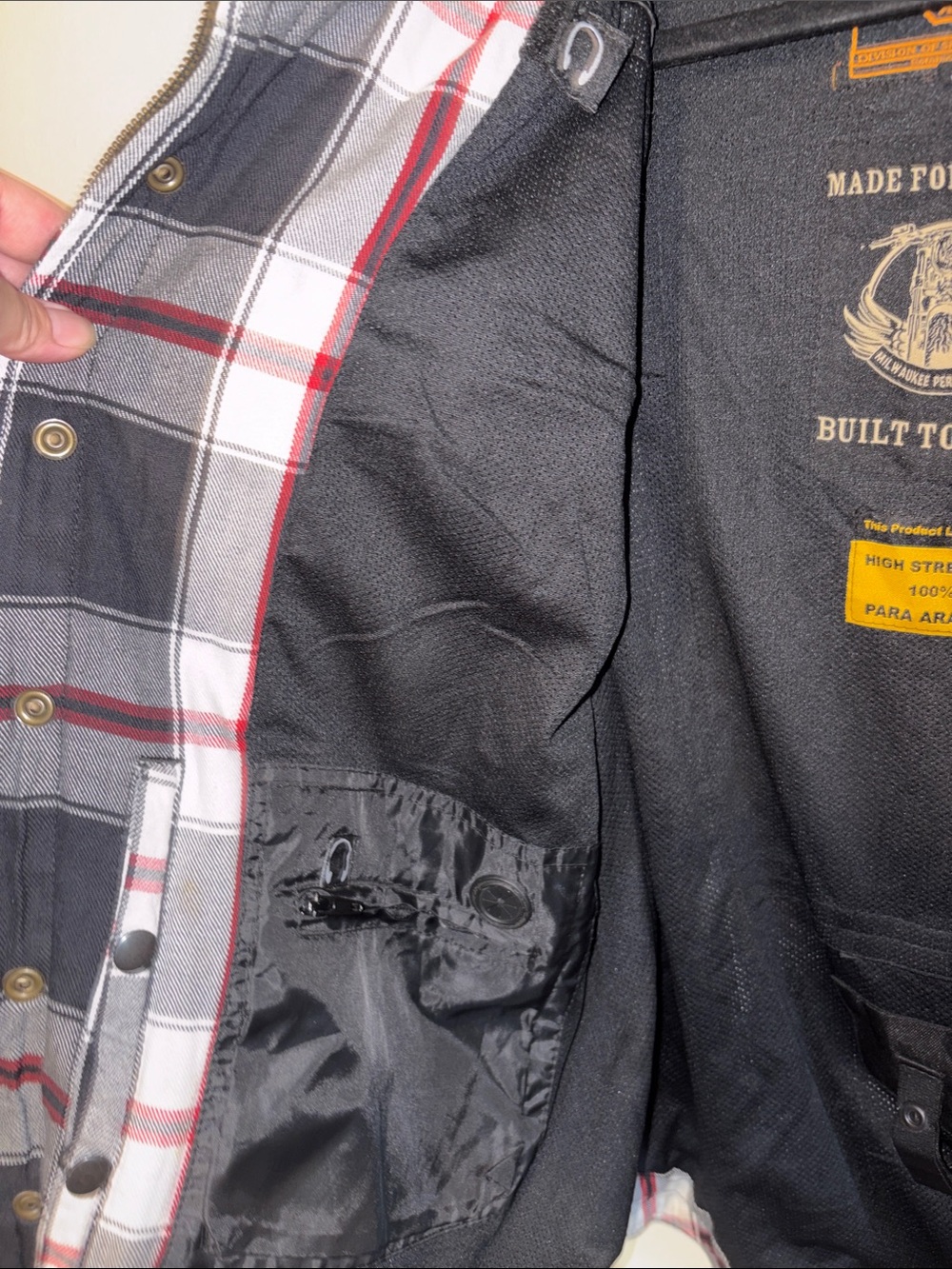 Milwaukee Performance Armored Flannel Riding Jacket - Picture 7 of 9
